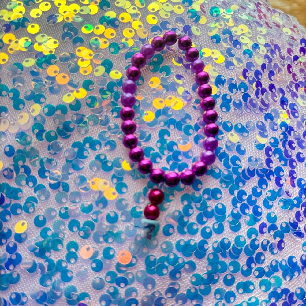 Kids Purple Handmade Bracelet